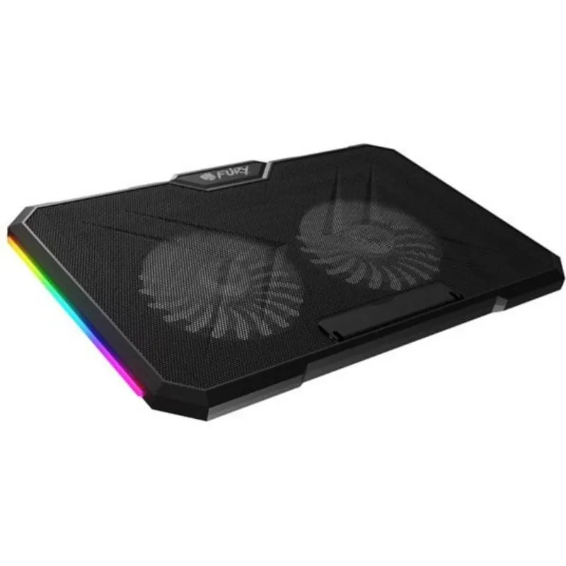 Supporto Raffreddamento Fury Gunbai G3 2x120mm RGB USB Nero - immagine 1
