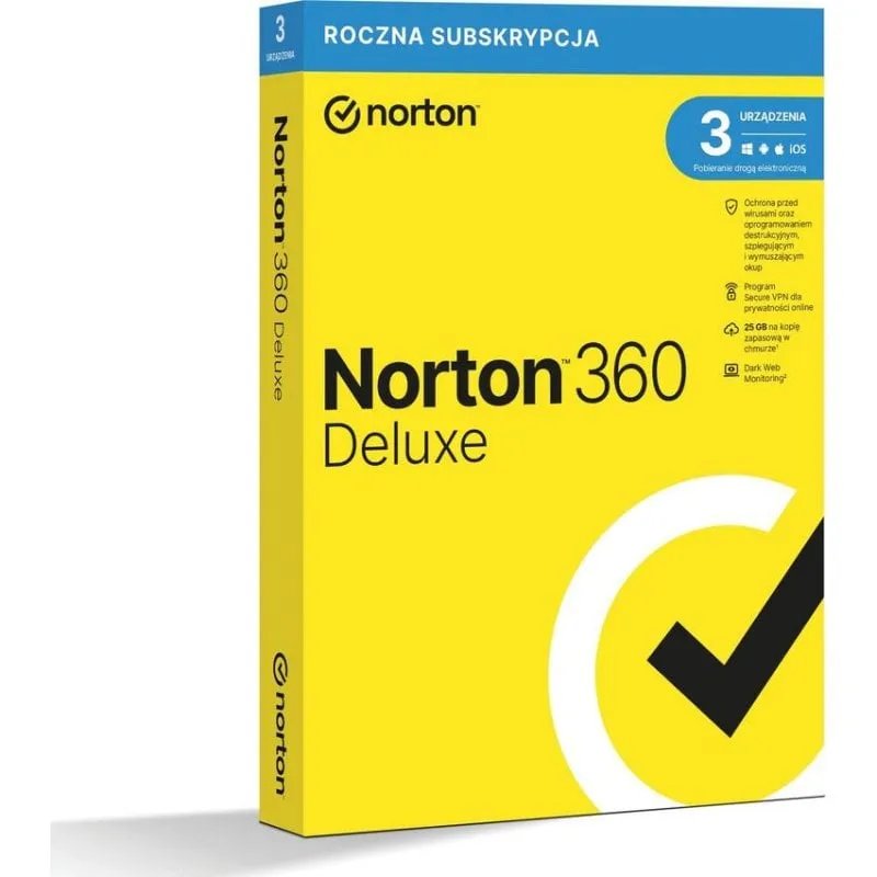 Antivirus Norton 360 Deluxe 3 dispositivi 12 mesi - immagine 1