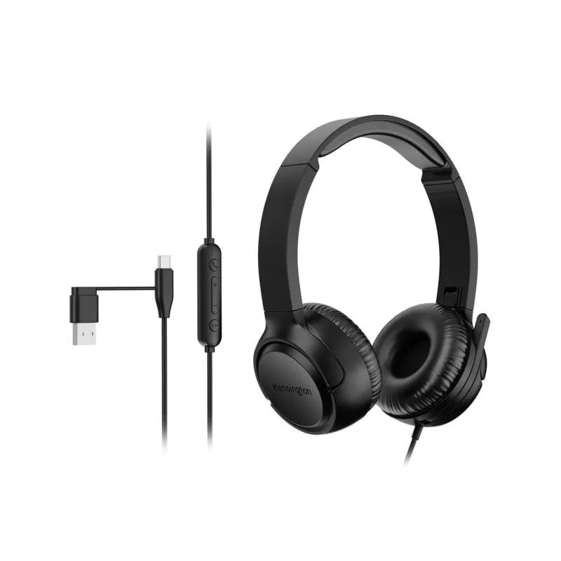 Cuffie Kensington H950 EQ con cavo USB-C/USB-A, microfono boom e cancellazione rumore - immagine 1