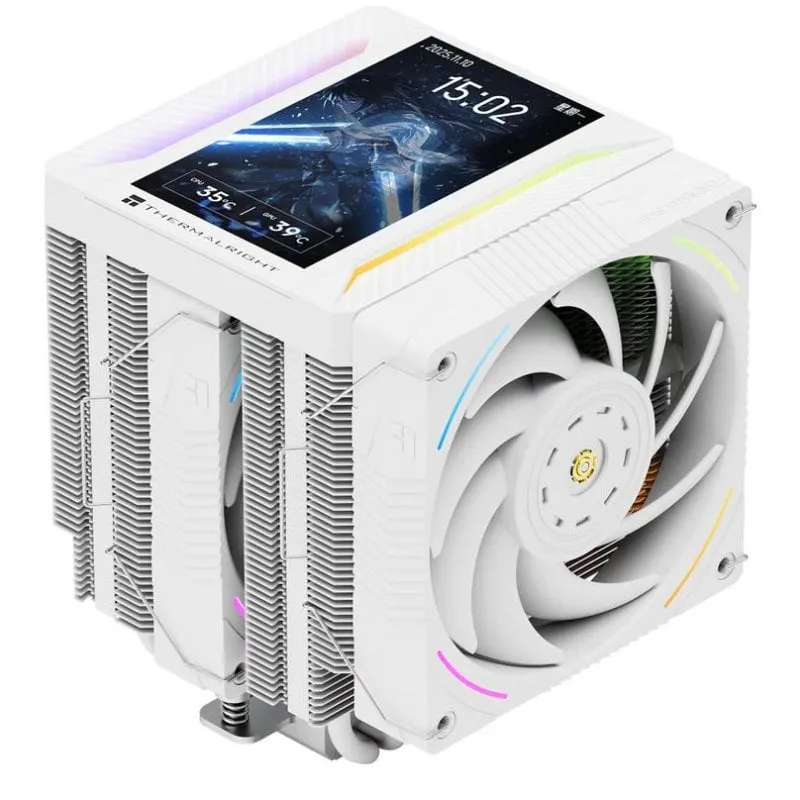 Refrigerazione Liquida Thermalright Peerless Assassin 120 Vision MAX 120mm 1 Ventola ARGB Bianco - immagine 1