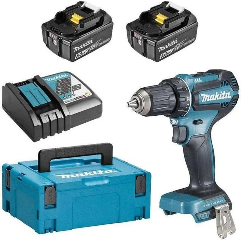 Chiave a impatto Makita DDF485RTJ 18V 2 x 5 Ah silenziosa - immagine 1