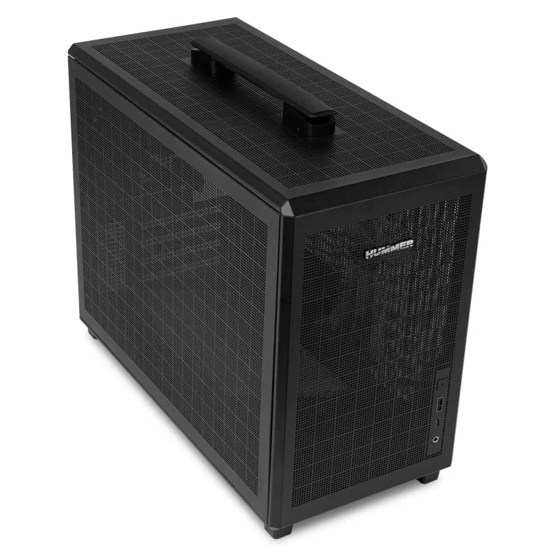 Case Mini Tower M-ATX Nox HUMMER REFRESH Mesh Nera - immagine 1