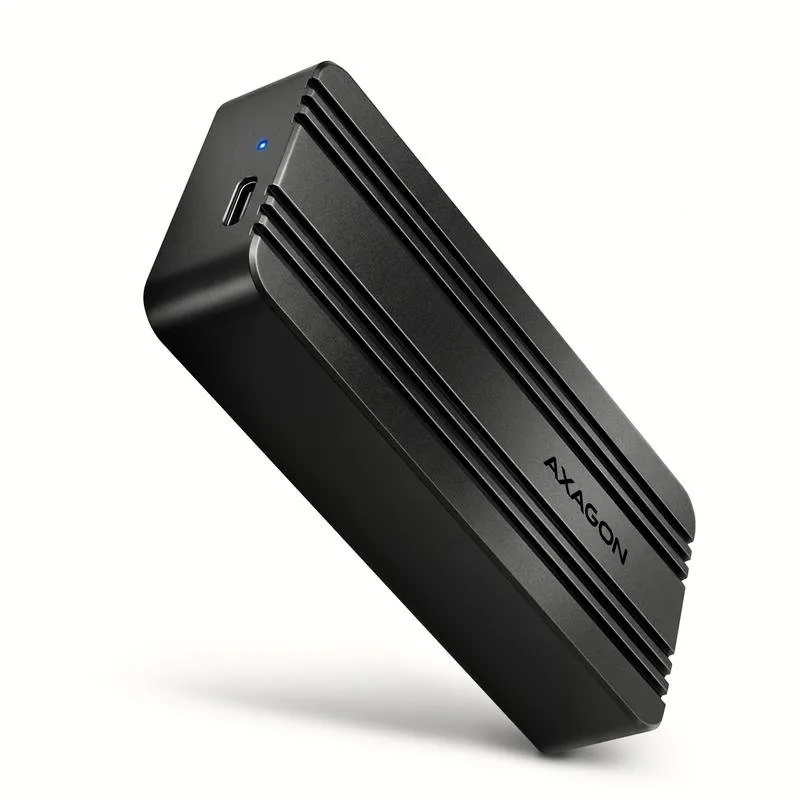 Box Axagon EEM2-40G M.2 Alluminio Nero USB Type-C 40 Gbit/s - immagine 1