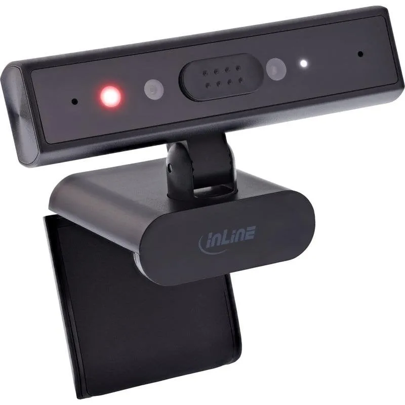 Fotocamera web InLine 55365 5MP USB-C Autofocus Windows Hello - immagine 1
