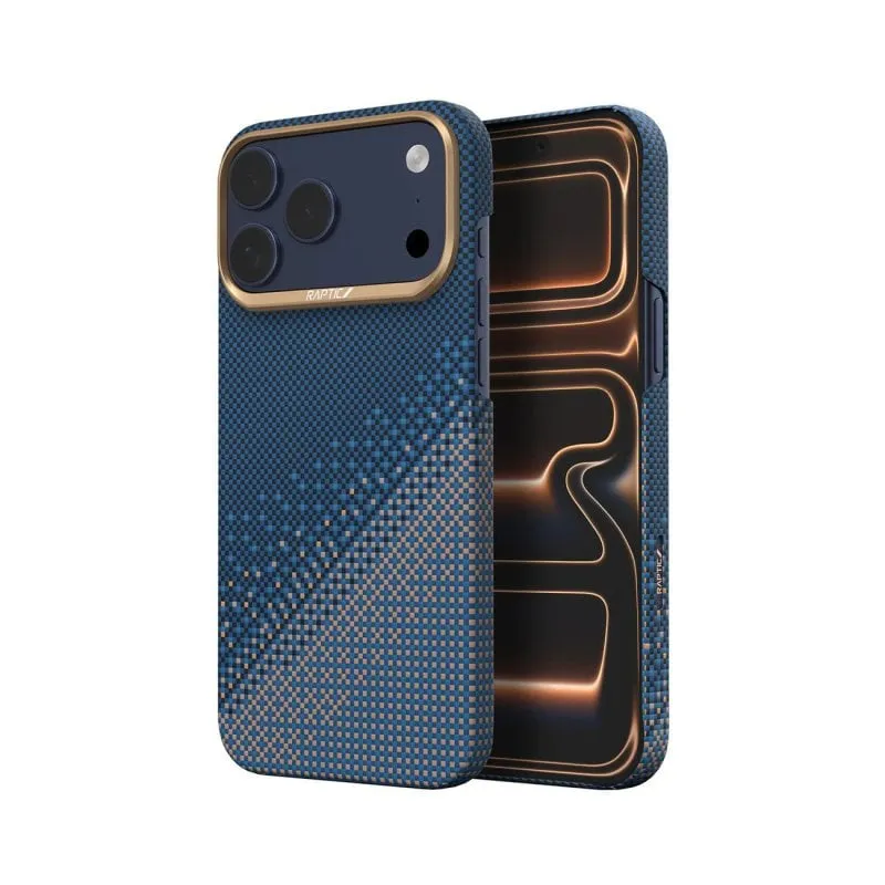 Funda per smartphone Raptic Skin Serenity Fibra di Aramide Verde per iPhone 17 Pro - immagine 1