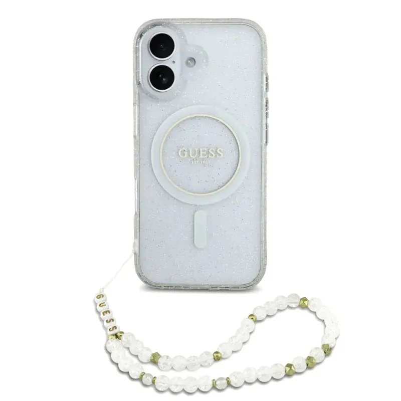Custodia per smartphone Guess Trasparente MagSafe Perle Brillanti per iPhone 17 - immagine 1