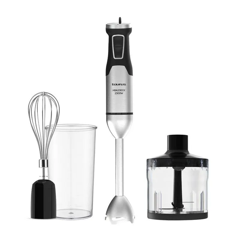 Frullatore a mano Taurus 2300 W con asta rimovibile e 4 lame - immagine 1