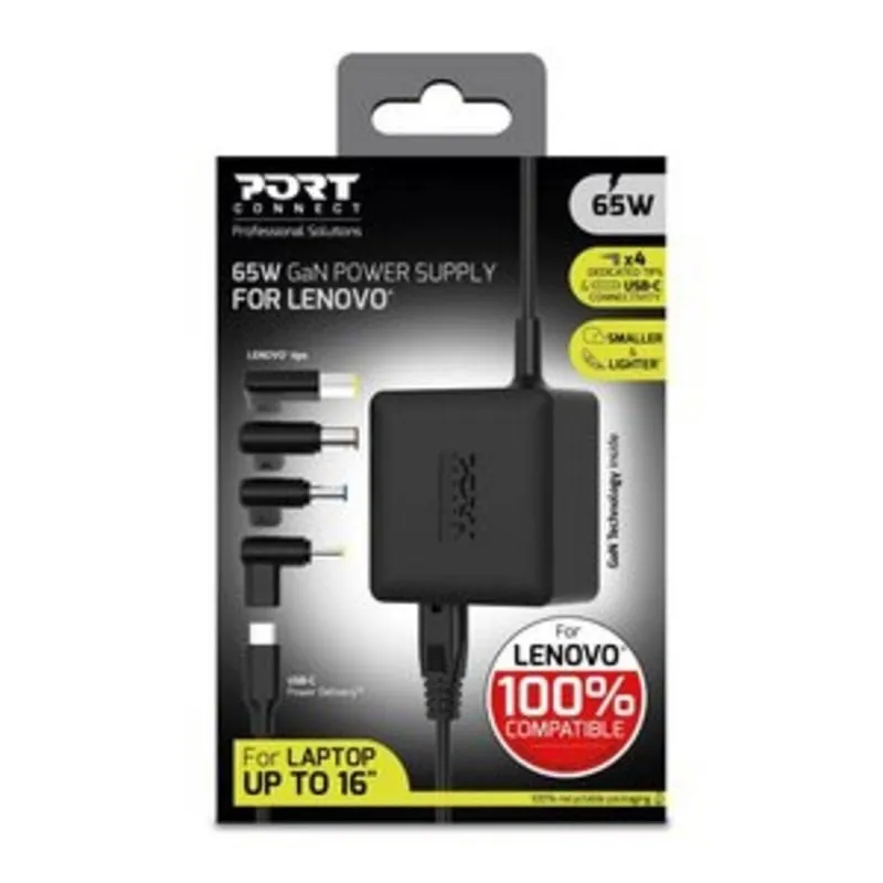 Cargador Port Connect GaN USB-C 65W per Lenovo - immagine 1