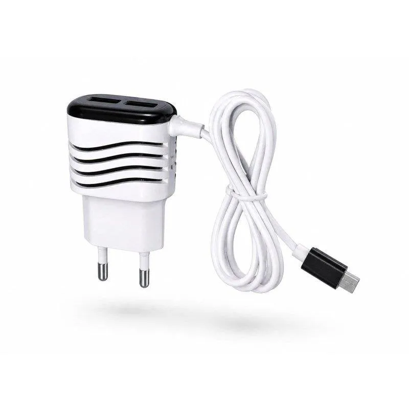 Caricatore Micro-USB 5V 3.1A Max con 2 Porte USB Aggiuntive - immagine 1