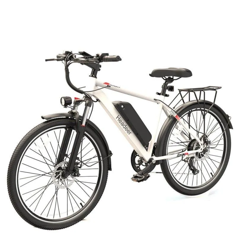 Bicicletta Elettrica Headeer Bk1350 500W 48V13.5Ah 26" Freni a Disco Bianca - immagine 1
