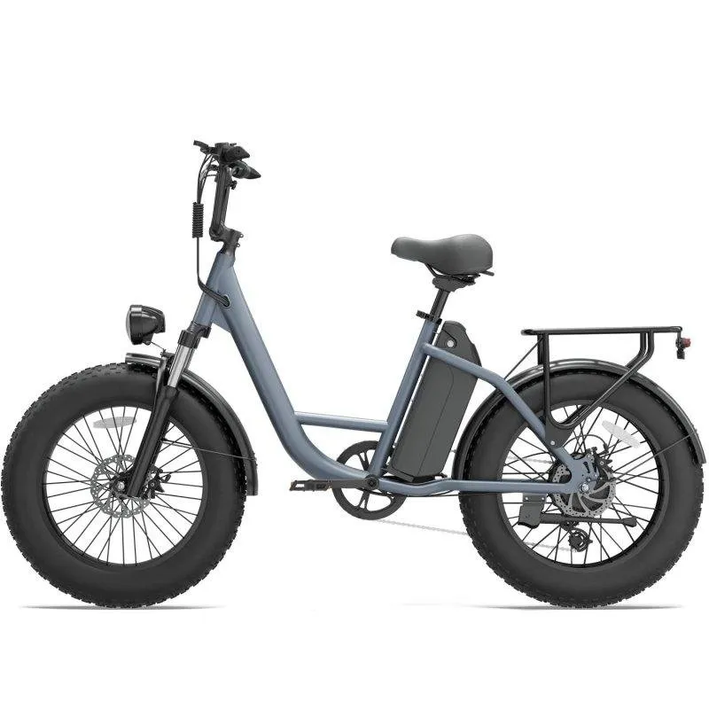 Bicicletta Elettrica Urlife E20 Pro 750W 48V 15.6Ah 20" Freni a Disco Grigio - immagine 1