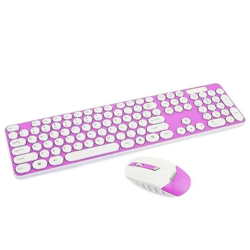 Tastiera e Mouse Wireless Dam Electronics HK3960 2.4G Ergonomico Nero - immagine 1
