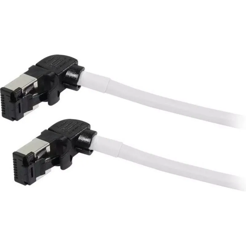 Cavo di rete Synergy 21 CAT6a S/FTP 0,5 m bianco - immagine 1