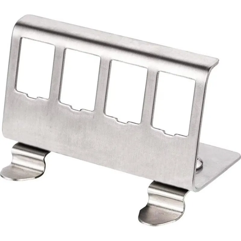 Adattatore Roline per binario DIN, 4 moduli Keystone - immagine 1
