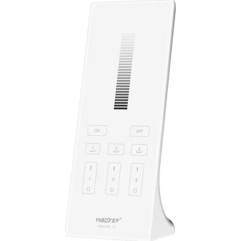 Telecomando MiBoxer Y1-W 3 dispositivi RF Bianco Smart Home - immagine 1