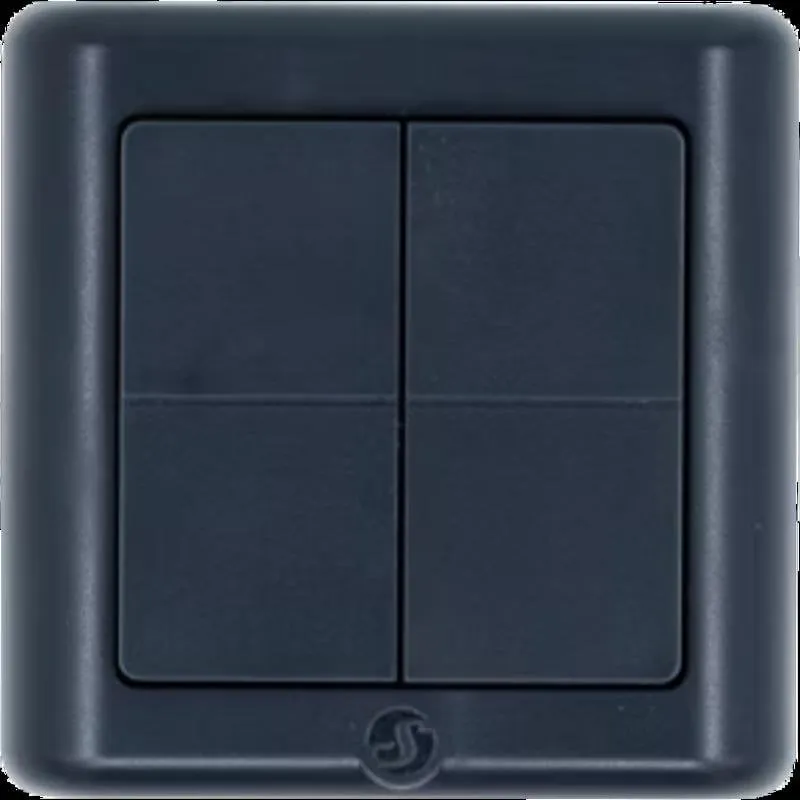 Interruttore a muro Shelly BLU Wall Switch 4 ZB DK ZigBee e Bluetooth - immagine 1