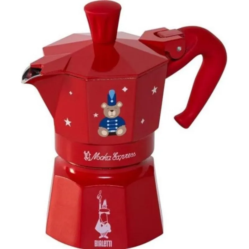 Caffettiera Moka Bialetti Moka Express 1 Tazza Rossa - immagine 1