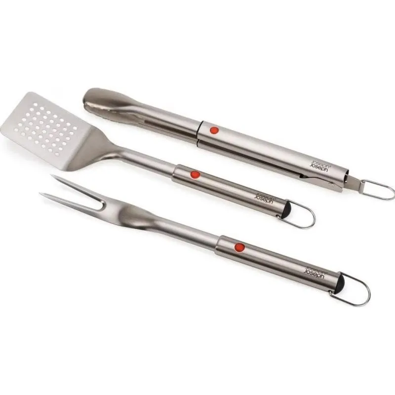 Set di Utensili per Griglia Joseph Joseph GrillOut 3 Pezzi Acciaio Inossidabile - immagine 1