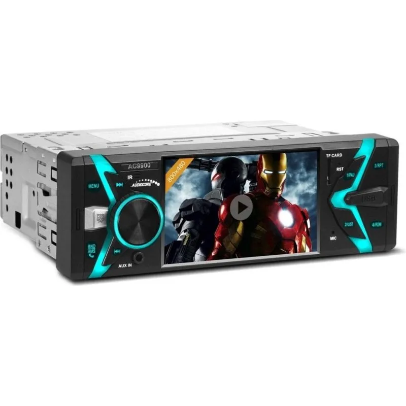 Radio 1 DIN Audiocore AC9900 4x50W Bluetooth USB SD - immagine 1