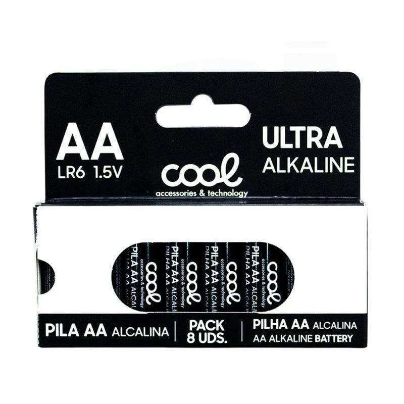 Pila Alcalina AA LR6 COOL Pack 8 unità - immagine 1