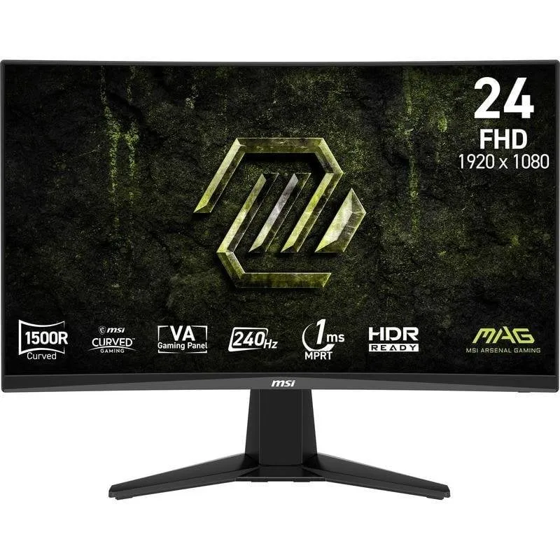 Monitor PC MSI MAG 245C X24 23,6" FullHD 240Hz VA Curvo HDR10 1ms - immagine 1