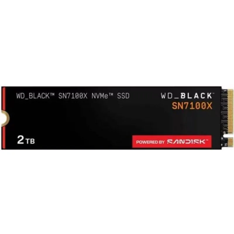 Disco Rigido SanDisk WD Black SN7100X 2TB M.2 SSD PCIe NVMe 7250MB/s - immagine 1