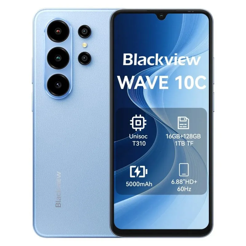 Blackview Wave 10C 4G 4GB 128GB 6.88" Blu - immagine 1