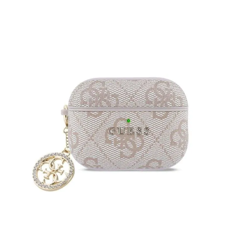 Cover Guess per AirPods 3 – Custodia Rosa con Stampa Classica - immagine 1
