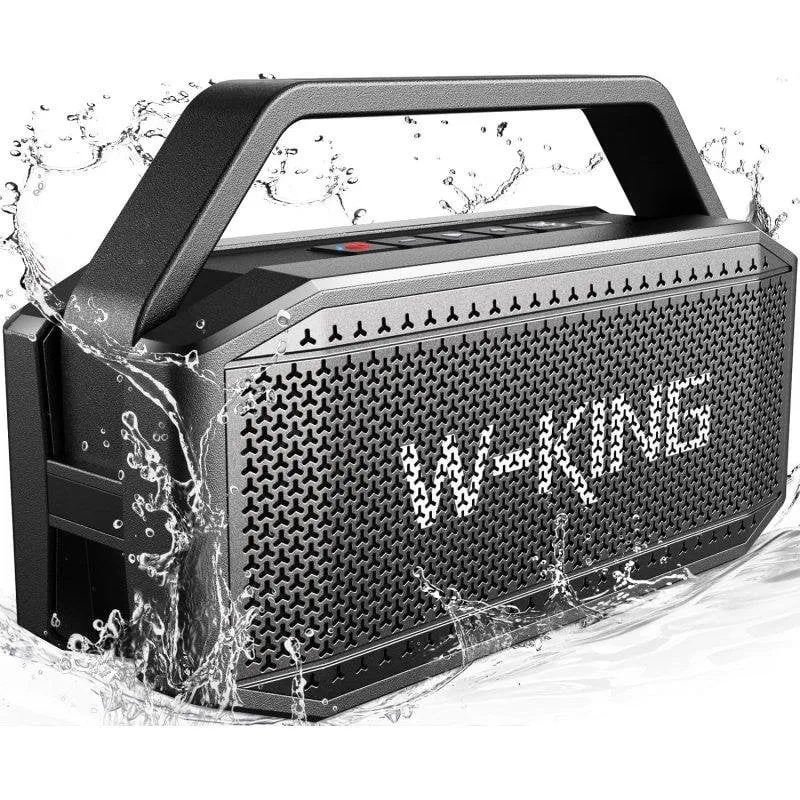Altoparlanti Bluetooth W-King Potenti 60W RMS con bassi profondi e impermeabili - immagine 1