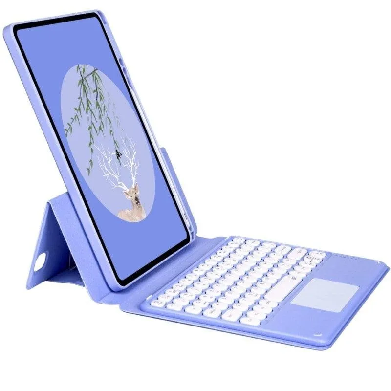 Cover con Tastiera Bluetooth Royal Bailey Sy11c-2 per iPad Air 11/Pro 11 Morado - immagine 1