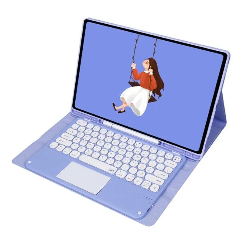 Cover con Tastiera Bluetooth Ym-x200c Royal Bailey per Samsung Galaxy Tab A8 10.5" Resistente ai graffi - immagine 1