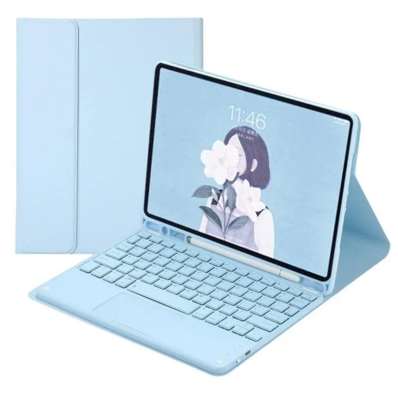 Cover con Tastiera Bluetooth Royal Bailey Tsc-x210 per Samsung Galaxy Tab A9+ 11" Blu - immagine 1