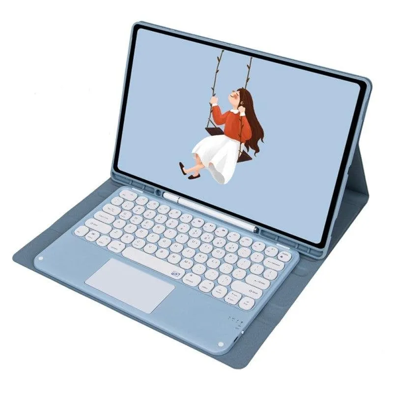 Cover con Tastiera Bluetooth Royal Bailey Ym-x200c per Samsung Galaxy Tab A8 10.5" ultraleggera - immagine 1