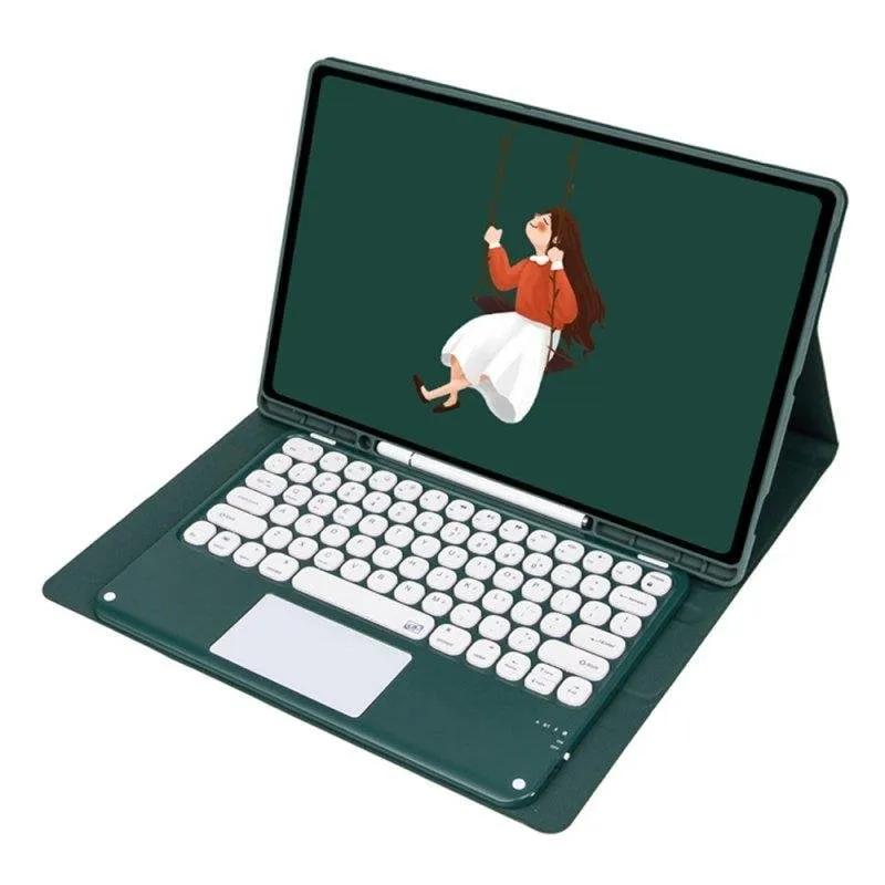 Cover con Tastiera Bluetooth Ultra Sottile Royal Bailey Ym-p610c per Samsung Tab S6 Lite 10.4" Compatibile 2020 2022 - immagine 1