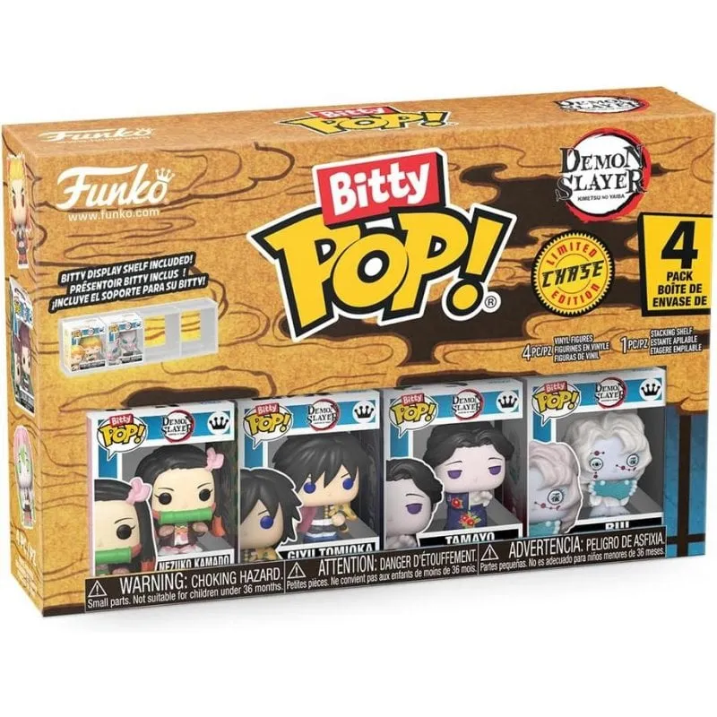 Figura Funko Bitty Pop! 4 Pack Demon Slayer Nezuko Kamado - immagine 1