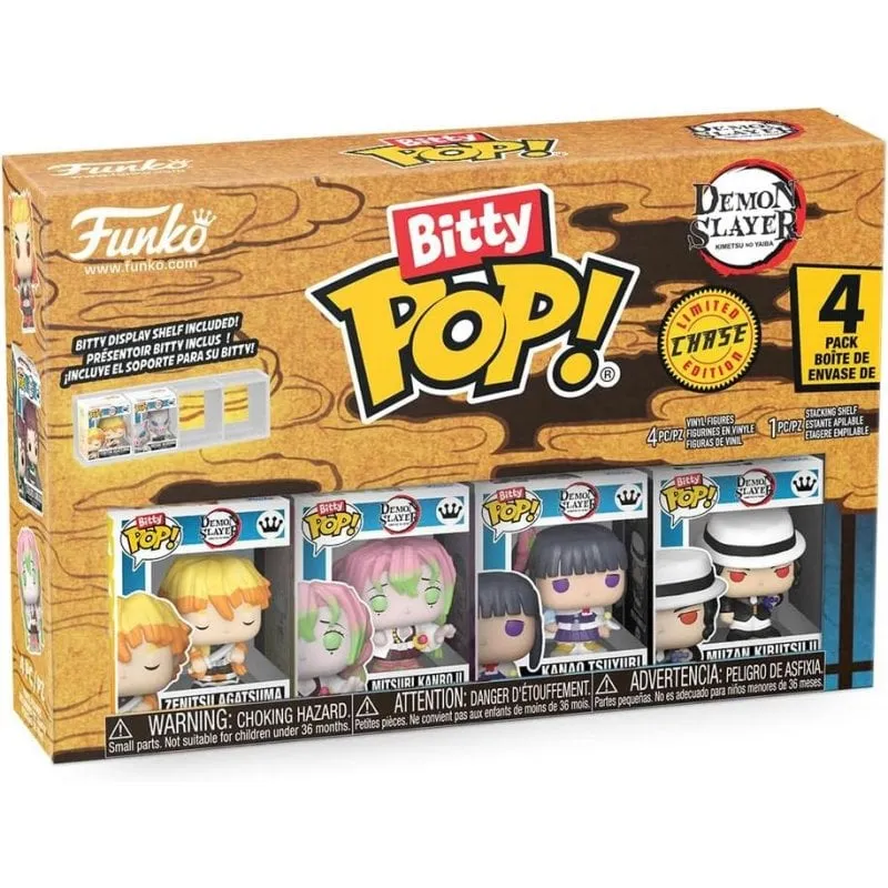 Figura Funko Bitty Pop! 4 Pack Demon Slayer Zenitsu Agatsuma - immagine 1