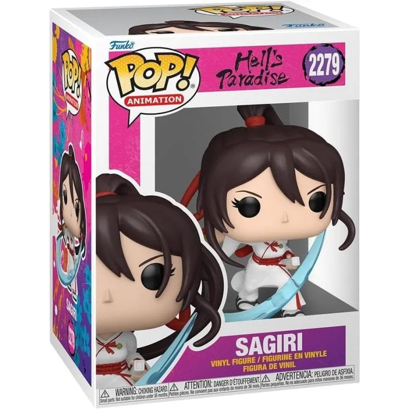 Figura da Collezione Funko Pop! Animation Hell's Paradise Sagiri Vinile Lucido - immagine 1