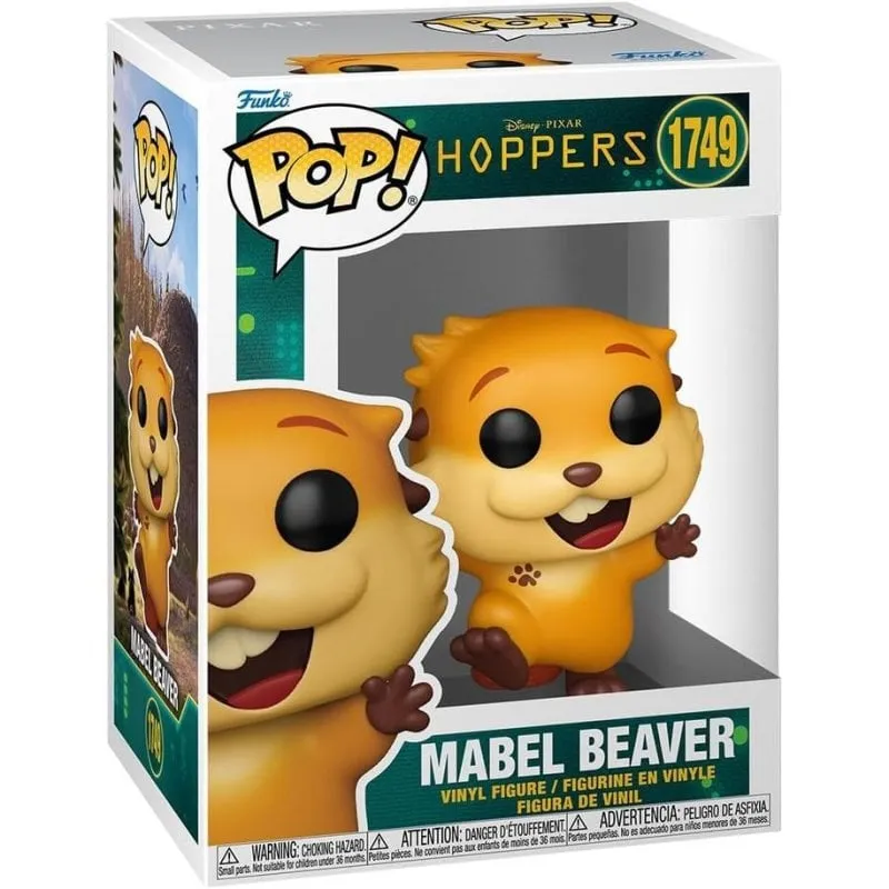 Figurina Funko Pop! Disney Hoppers Mabel Beaver Vinile Collezionabile - immagine 1