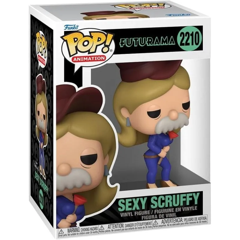 Figurina Funko Pop! Animation Futurama Scruffy Vinile da Collezione - immagine 1
