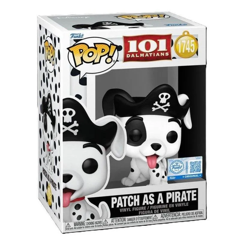 Figurina POP Vinyl Patch Costume Pirata Funko 101 Dalmatini - immagine 1