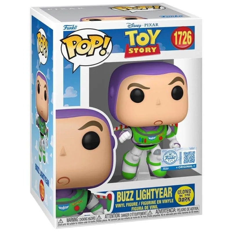 Figure Pop! Funko Buzz Lightyear Toy Story Brilla nel Buio - immagine 1