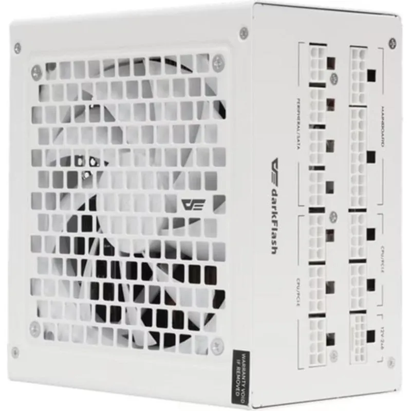 Fonte di Alimentazione Darkflash PMT1050 1050W Certificazione 80+ Gold bianca - immagine 1
