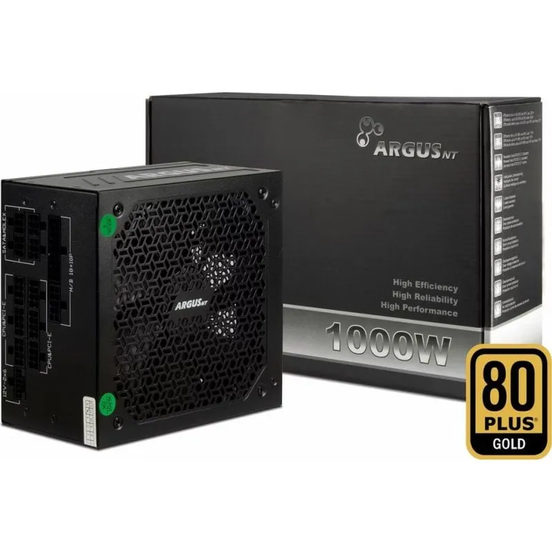 Alimentatore Intertech Argus BA4 1000W Certificazione 80+ Gold modulare - immagine 1