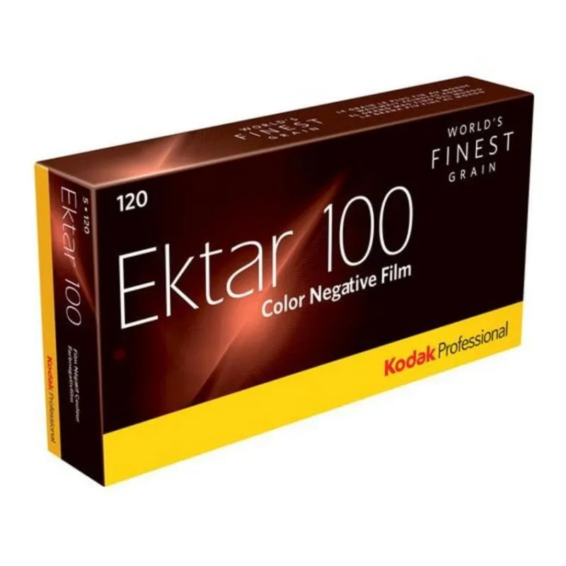 Pellicola Fotografica Kodak Professional Ektar 100 120 5 Rulli - immagine 1