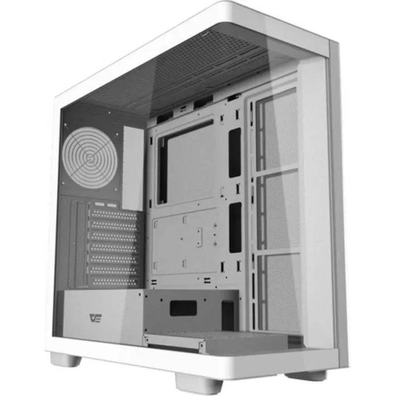 Case PC Darkflash DS900G WHT Torre Media Vetro Temprato - immagine 1