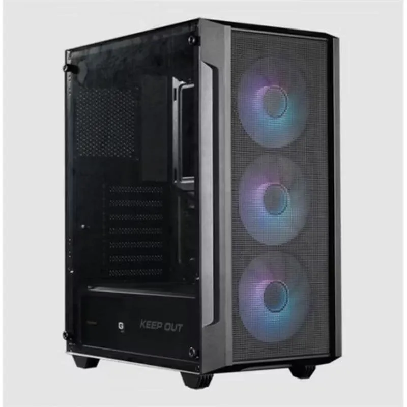 Case PC Keep Out Gaming XC-200 MESH RGB Finestrino Laterale ATX - immagine 1