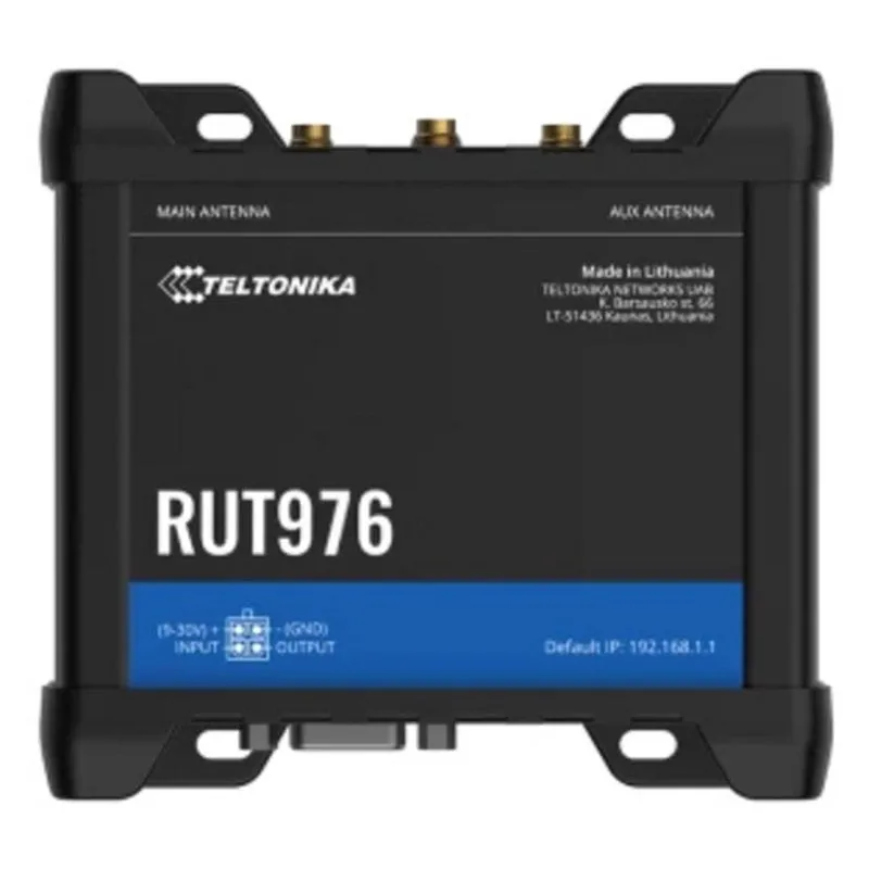 Router Teltonika RUT976 4G 5G WiFi 4 Dual SIM Gigabit Industriale - immagine 1