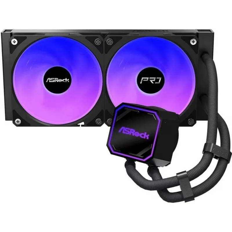 Refrigerazione Liquida AsRock Pro 240 ARGB 240mm 2 Ventole ARGB - immagine 1