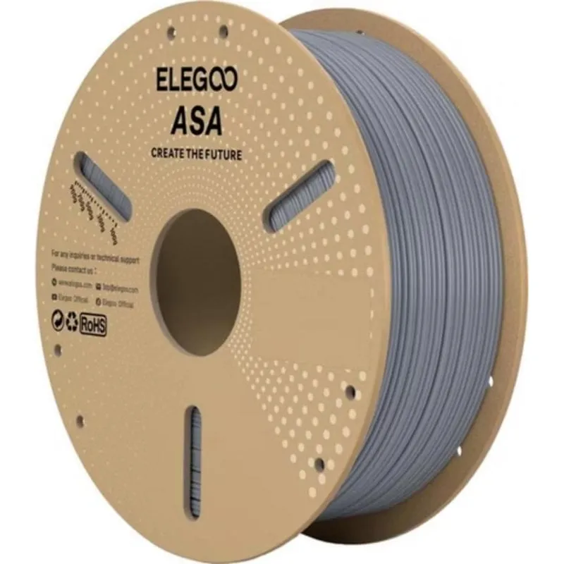 Filamento ASA Elegoo Grigio 1,75 mm Alta Resistenza UV e Temperatura - immagine 1