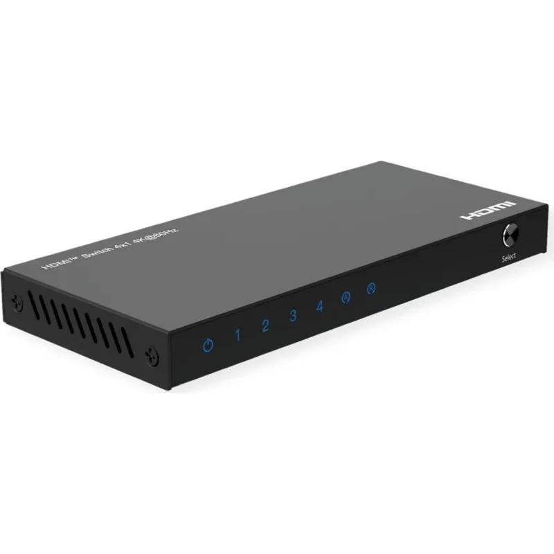 Switch HDMI Roline 4x1 Ultra HD 4K60 con telecomando - immagine 1